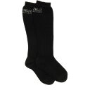 エムエムシックス MM6 Maison Margiela HIGH SOCKS. S62TL0045M13204900 Women アンダーウェア BLACK ...