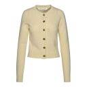 パームエンジェルス Palm Angels Cardigan curved logo ウィメンズ ウェア トップス ニット・セーター・カーディガン White ...