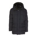 ムーレー MooRER Hooded coat DAVIDESTPU0498 Men コート・ダウン Blue 54 52 48 50 【送料無料・関税込】