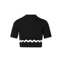 パトゥ Patou Black merino wool blend sweater ウィメンズ ウェア トップス ニット・セーター・カーディガン Black M...