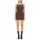 マリーン セル MARINE SERRE MINI DRESS WDR052CWOV0001BR50 Women ワンピース・ドレス・オールインワン BROWN...