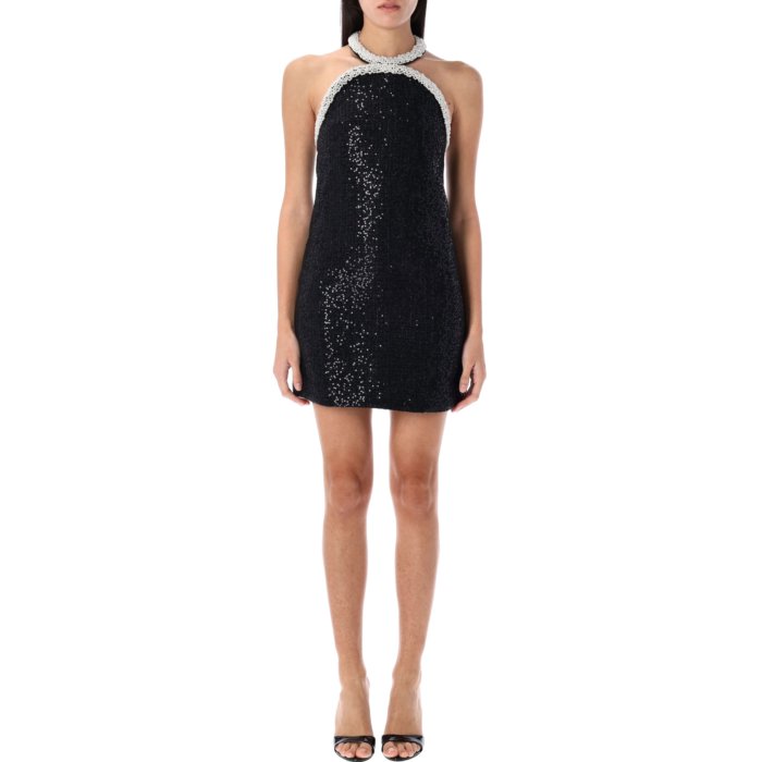 セルフ・ポートレイト self-portrait SELF PORTRAIT Dresses Black RS25163SBBLACK Women ワンピース・ドレス・オールインワン Blacks and greys UK8 UK0 UK2 UK4 UK6 UK10 UK12 UK14 UK16 UK18 UK20 UK22 UK24 10 6 8 【送料無料・関税込】