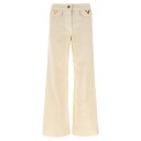 ヴァレンティノ Valentino Garavani Valentino Garavani 'V' detail jeans B3DD21J9HLA03 Women ジーンズ White IT38 IT40 IT42 【送料無料・関税込】