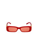 バレンシアガ Balenciaga Sunglass BB0096S003 Women サングラス・アイウェア Red 51 【送料無料・関税込】
