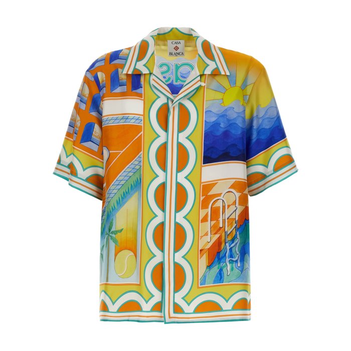 カサブランカ Casablanca 'Surreal pool' shirt MS25SH00307SURREALPOOL Men シャツ・ブラウス Multicolor L M S 2XL 【送料無料・関税込】のサムネイル