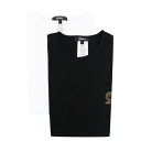 ヴェルサーチェ VERSACE Versace T-shirts and Polos White AU101931A10011A225E Men アンダーウェア Light and natural 3 4 5 6 7 8 【送料無料・関税込】