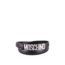 モスキーノ MOSCHINO Maxi metal logo belt 800880013555 Women ベルト・サスペンダー Black 46 48 44...