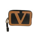 ヴァレンティノ Valentino Garavani POUCH | VIVA SUPERSTAR | NAPPA VINTAGE/NAPPA R./ANTIQUE GOLD YP0AN5PTJRFA Men クラッチバッグ・ポーチ RFA NERO SPICE onesize 【送料無料・関税込】