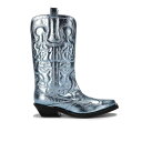 ガニー GANNI Embroidered western boot ウィメンズ シューズ ブーツ Blue 39 38 37 36 41 40 女性 S264...