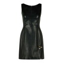 ヴェルサーチェ VERSACE Black Leather Dress 10186531A135291B000 Women ワンピース・ドレス・オールインワン ...
