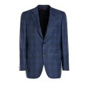 ブリオーニ Brioni Blue wool jacket RG0D0MO2A1Q Men スーツ・ジャケット Blue 56 【送料無料・関税込】