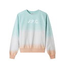 アーペーセー A.P.C. A.P.C. Sweaters Green COEZDF27957SAA Women スウェット・フーディー Blue and gr...