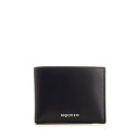 アレキサンダー・マックイーン Alexander McQUEEN Bi-fold wallet 8050671AATS1000 Men 財布・カードケース Black onesize IT0 【送料無料・関税込】