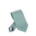 フェラガモ FERRAGAMO Heart Print Silk Tie 351286784712007 Men ネクタイ Green IT0 【送料無料・関税...