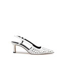 マイケル・コース MICHAEL KORS White leather slingback 40R5ALMP3L085 Women パンプス・ハイヒール White 10 7 6 8 7.5 9 8.5 9.5 【送料無料・関税込】