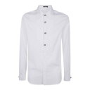 バルマン Balmain Popeline Shirt その他 White 41 男性 EH1HS455CF430FA 【送料無料・関税込】