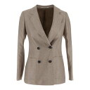 タリアトーレ TAGLIATORE Sand jacket S25TAGLNAYADE10L44044T3163 Women スーツ・ジャケット Beige 46 38 40 42 44 【送料無料・関税込】