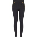 バルマン Balmain Trousers Black ウィメンズ ウェア アクティブウェア Black L M S XS 女性 DF1OC036JH300PA...