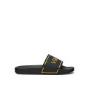 ヴェルサーチェ VERSACE Slip-on 1A1317610184962B130 Men サンダル Black 39 【送料無料・関税込】