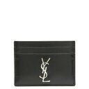 サンローラン Saint Laurent 'Monogramme' card holder 4856310SX0E1000 Men 財布・カードケース Black onesize 【送料無料・関税込】