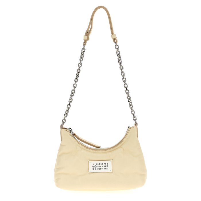 【楽天スーパーセール 最大80%OFF+P2倍~】Maison Margiela メゾン マルジェラ レディース ハンドバッグ・ショルダーバッグ SB1WG0021P4300T2354 'Glam Slam hobo micro' shoulder bag White onesize 【送料無料・関税込】