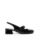 ヴェルサーチェ VERSACE Versace With Heel Black 1018457D2VE1B00V Women パンプス・ハイヒール Blacks and greys 36 37 38 39 40 41 【送料無料・関税込】