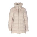 ムーレー MooRER Dorado fur jacket DORADOFURLS9U0215 Women コート・ダウン Beige 42 【送料無料・関税込...