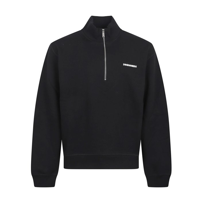 Dsquared2 ディースクエアード メンズ スウェット・フーディー S71GU0736S25516900 SWEATSHIRT 900 BLACK L M XL S 【送料無料・関税込】