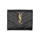 サンローラン Saint Laurent Saint Laurent Wallets Black 403943BOW011000 Women 財布・カードケース...