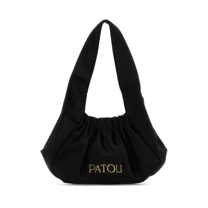 Patou パトゥ レディース ハンドバッグ・ショルダーバッグ AC0540171999B Black satin Le Biscuit hand..