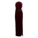 セルフ・ポートレイト self-portrait Bandeau maxi dress AW25128XBUBURGUNDY Women ワンピース・ドレス・オ...