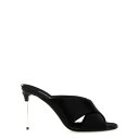【楽天スーパーセール 最大75%OFF+P2倍】Dolce & Gabbana ドルチェガッバーナ レディース サンダル CR1738AV7998B956 Satin sandals Black IT361/2 IT37 IT371/2 IT38 IT381/2 IT39 IT391/2 IT40 IT41 361/2 371/2 381/2 37.5 37 36 39 38.5 38 39... 【送料無料・関税込】