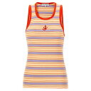 ジェイダブリュー アンダーソン JW Anderson Logo ribbed tank top JO0263PG1725398 Women タンクトップ・キャ...
