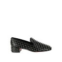 クリスチャン ルブタン Christian Louboutin Spikeasy Flat ウィメンズ シューズ ローファー Black 40 39 38 女性...