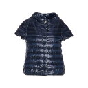 Herno ヘルノ レディース ダウンジャケット・コート PI0003DIC12017Z9200 Blue Light Padded Vest With Buttons Closure Blue 40 【送料無料・関税込】