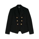 バルマン Balmain Balmain Jackets Black CF1SG008WB080PA Women スーツ・ジャケット Blacks and gr...