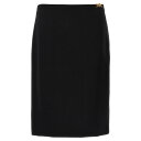 ヴェルサーチェ VERSACE Midi skirt 10117871A046491B000 Women スカート Black IT38 IT40 IT44 40 38 【送料無料・関税込】