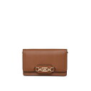 マイケル・コース MICHAEL KORS Extra-small heather bag in brown leather 32F2G7HC1L230 Women ハンドバッグ・ショルダーバッグ Brown onesize 【送料無料・関税込】