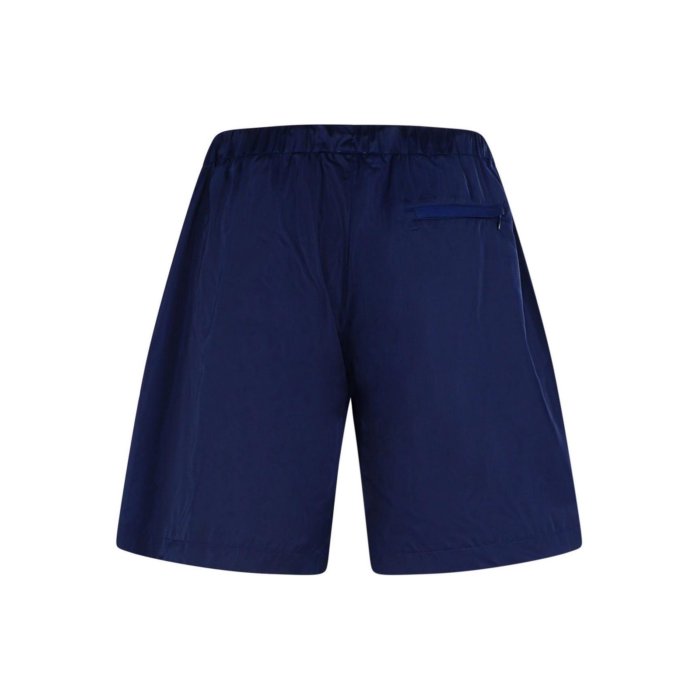 カサブランカ Casablanca Track Blue Polyester Bermuda Shorts MS25TR27301NAVYLAURELSTRIPE Men ショートパンツ Blue M XL L 【送料無料・関税込】
