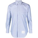 トム・ブラウン Thom Browne Thom Browne Shirts Clear Blue MWL010EF0313480 Men シャツ・ブラウス Blue and green 1 2 3 4 5 【送料無料・関税込】
