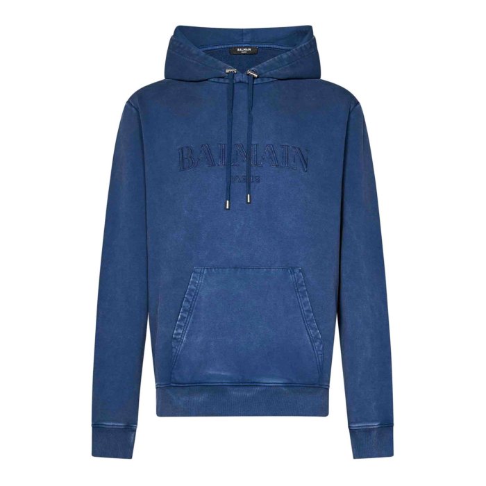 【関税込み】Balmain ブラック&ブルー パネル フーディ 楽天市場】balmain(カラーブルー)(パーカー|トップス