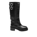 ジミー チュウ JIMMY CHOO Brooklyn Kb 50 boots in Black Leather ウィメンズ シューズ ブーツ Black 38...