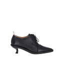 トム・ブラウン Thom Browne Leather lace-up shoes ウィメンズ シューズ レースアップ Black 36 36.5 37 37....