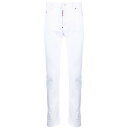 【楽天スーパーセール 最大75%OFF+P2倍】Dsquared2 ディースクエアード メンズ ジーンズ S74LB1492S39781100 Dsquared2 Jeans White Light and natural 56 54 44 50 52 46 48 【送料無料・関税込】