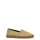 サンローラン Saint Laurent LOGO EMBROIDERY ESPADRILLES ウィメンズ シューズ フラットシューズ Beige IT35 ...