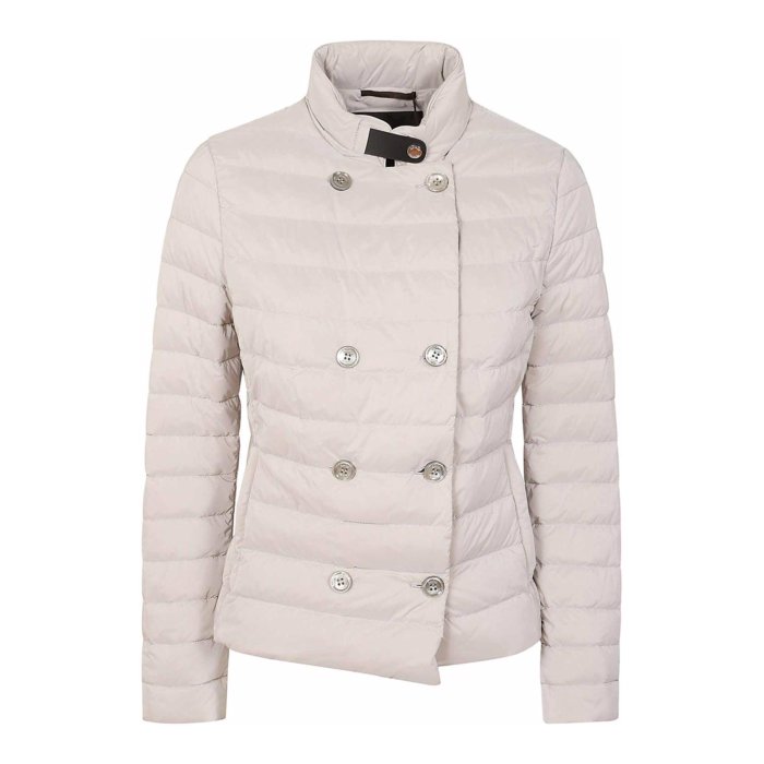 【楽天スーパーセール 最大75%OFF+P2倍】MooRER ムーレー レディース ダウンジャケット・コート MODGI100150TEPA221U0102 Padded jacket White 48 【送料無料・関税込】