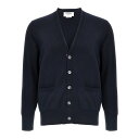 トム・ブラウン Thom Browne '4-BAR' CARDIGAN メンズ ウェア トップス ニット・セーター・カーディガン Blue 2 3 4 5 1...