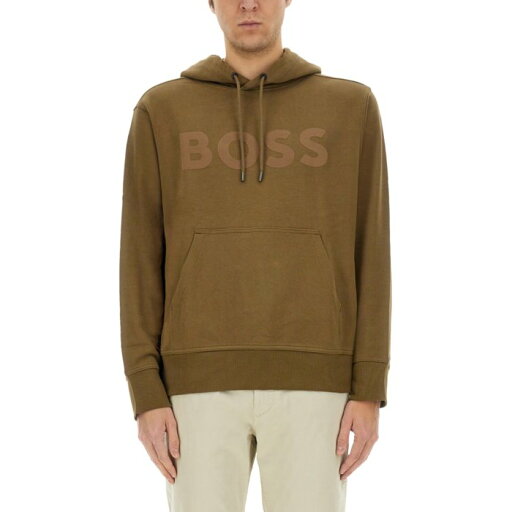 ヒューゴボス HUGO BOSS SWEATSHIRT WITH LOGO 5052307410244192368 Men スウェット・フーディー BROWN XL L M S 【送料無料・関税込】 ヒューゴボス HUGO BOSS SWEATSHIRT WITH LOGO 5052307410244192368 Men スウェット・フーディー BROWN XL L M S 【送料無料・関税込】