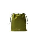 Prada プラダ レディース クラッチバッグ・ポーチ 1NK0012HG6F077G Containers Dark Green onesize 【送料無料・関税込】