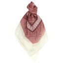 フェラガモ FERRAGAMO 'Gravure' print scarf 785731ROSAARANCIO Women スカーフ・マフラー Multicol...